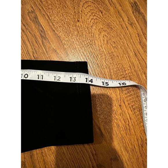 AB Studios Women's Velvet 3/4 Sleeve Top – Black – Size Large Elevated Casual - Picture 8 of 8